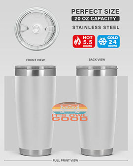 Its Owl Good Retro Owl A TurtleRabbit 10#- owl- Tumblers