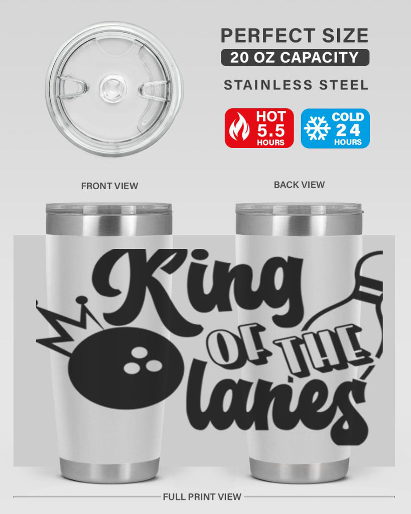 King of the lanes 956#- bowlig- Tumbler