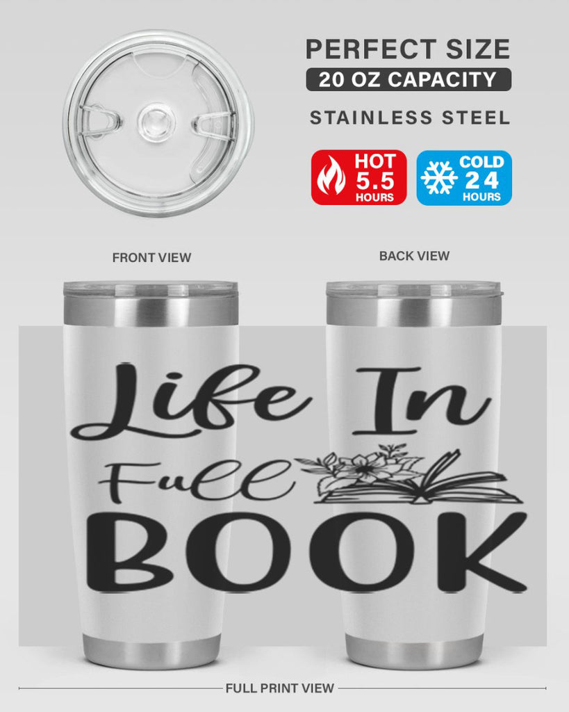Life In Full Book 297#- spring- Tumbler