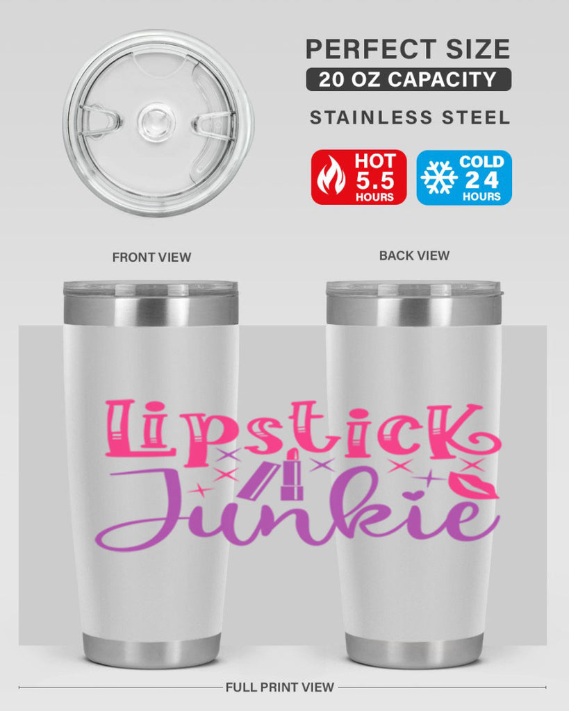 Lipstick Junkie Style 228#- make up- Tumbler
