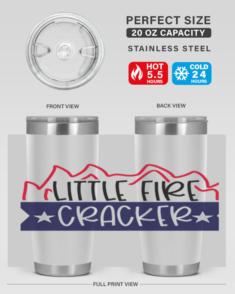 Little Fire Cracker Style 161#- Fourt Of July- Tumbler