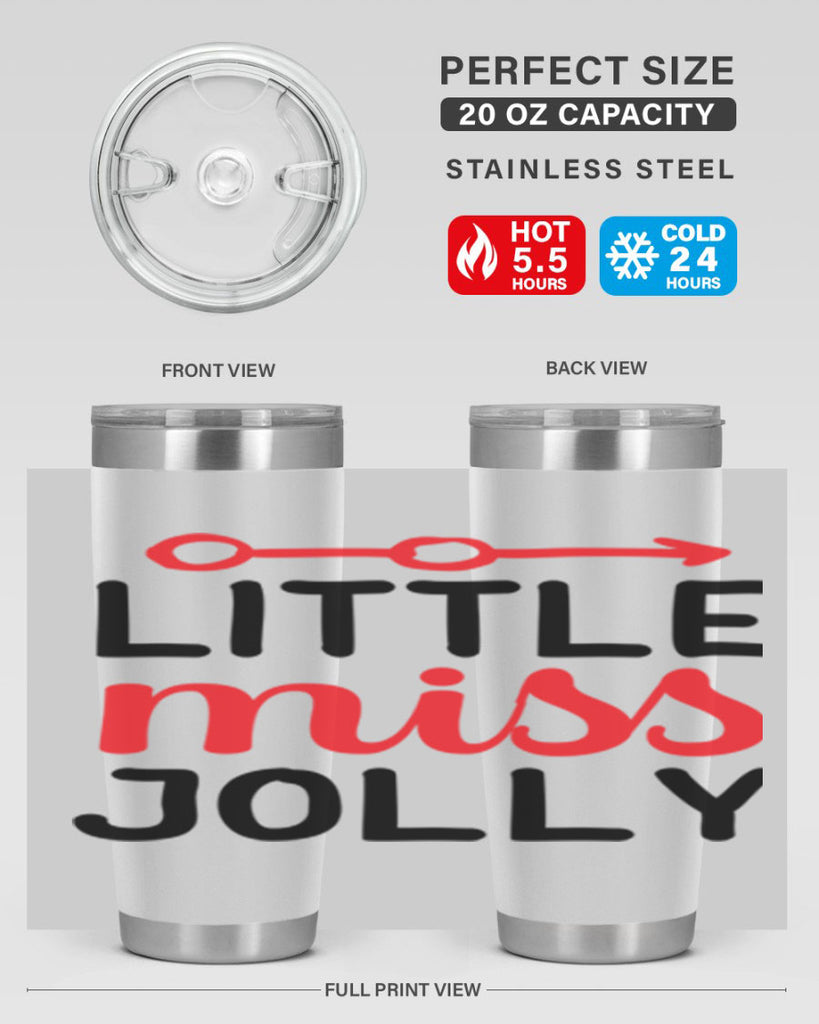 Little miss jolly 306#- winter- Tumbler
