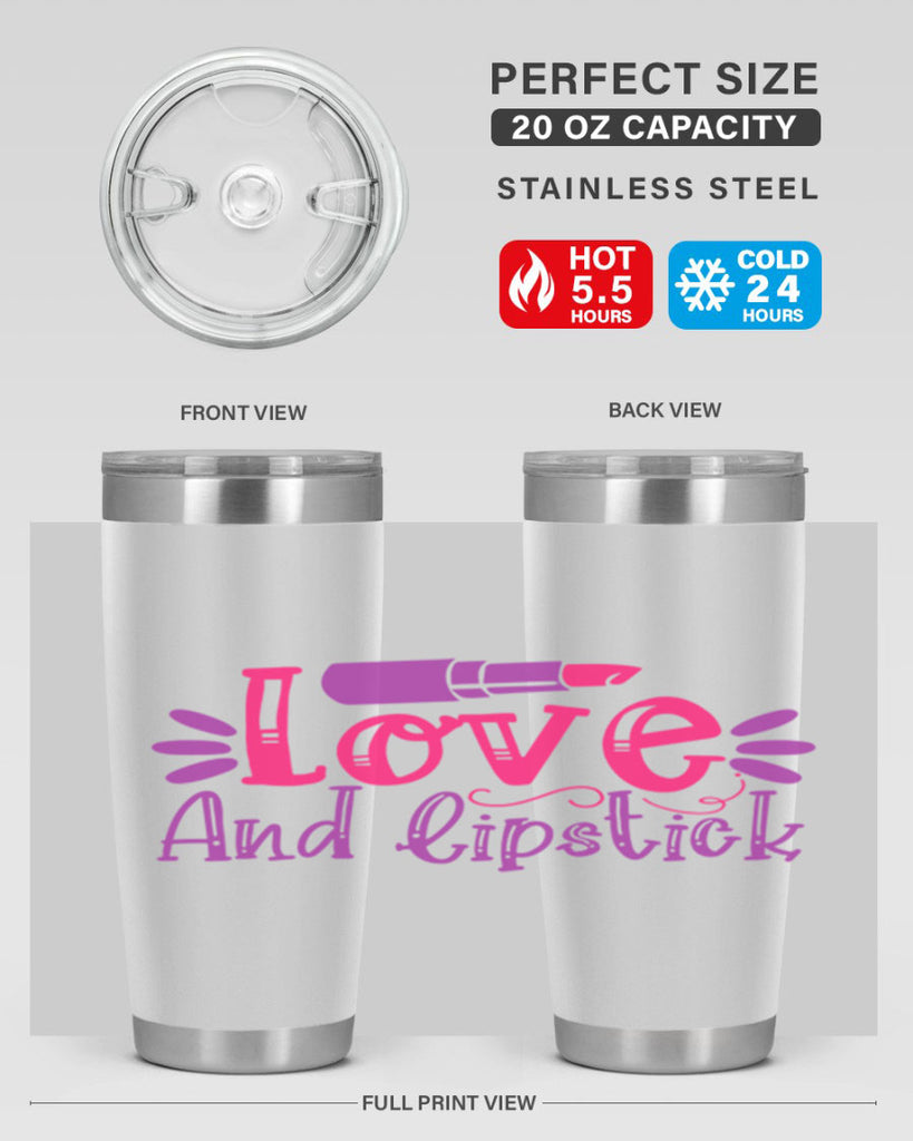 Love And Lipstick Style 225#- make up- Tumbler