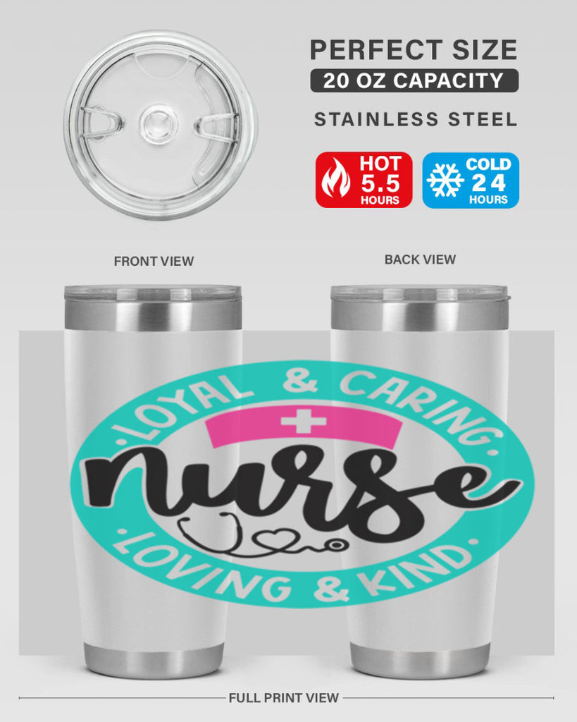 Loyal Caring Nurse Loving Kind Style Style 133#- nurse- tumbler