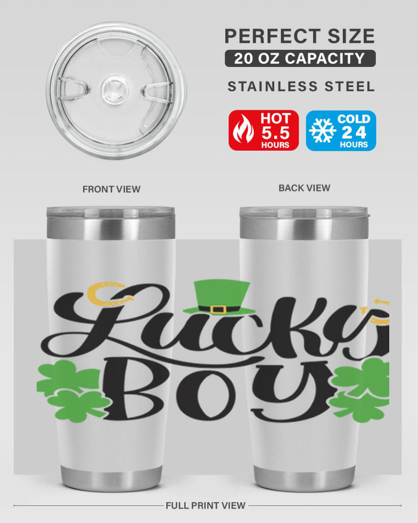 Lucky Boy Style 59#- St Patricks Day- Tumbler