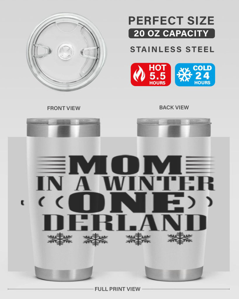 MOM IN A WINTER ONE DERLAND 322#- winter- Tumbler