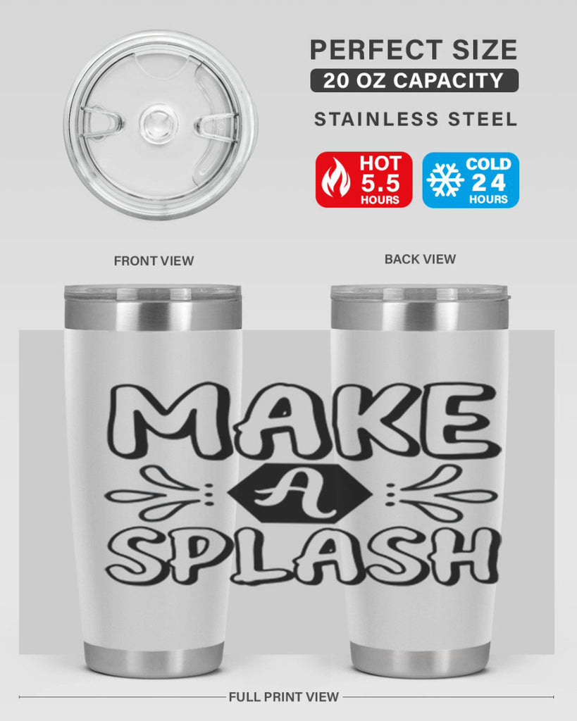 Make a splash 310#- mermaid- Tumbler