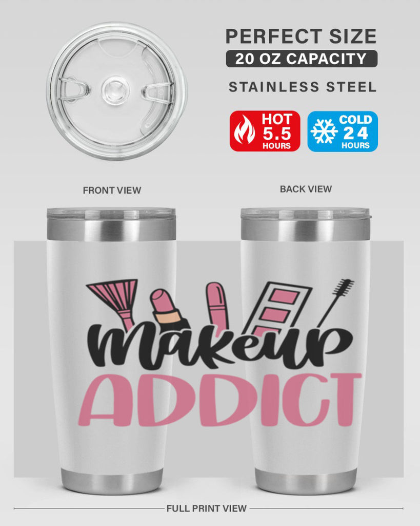 Makeup Addict Style 55#- make up- Tumbler