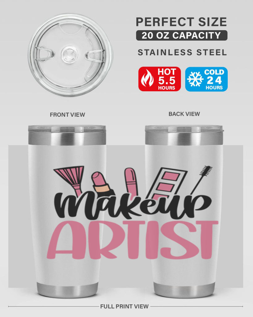 Makeup Artist Style 52#- make up- Tumbler