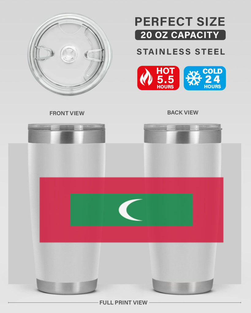 Maldives 93#- world flags- Tumbler