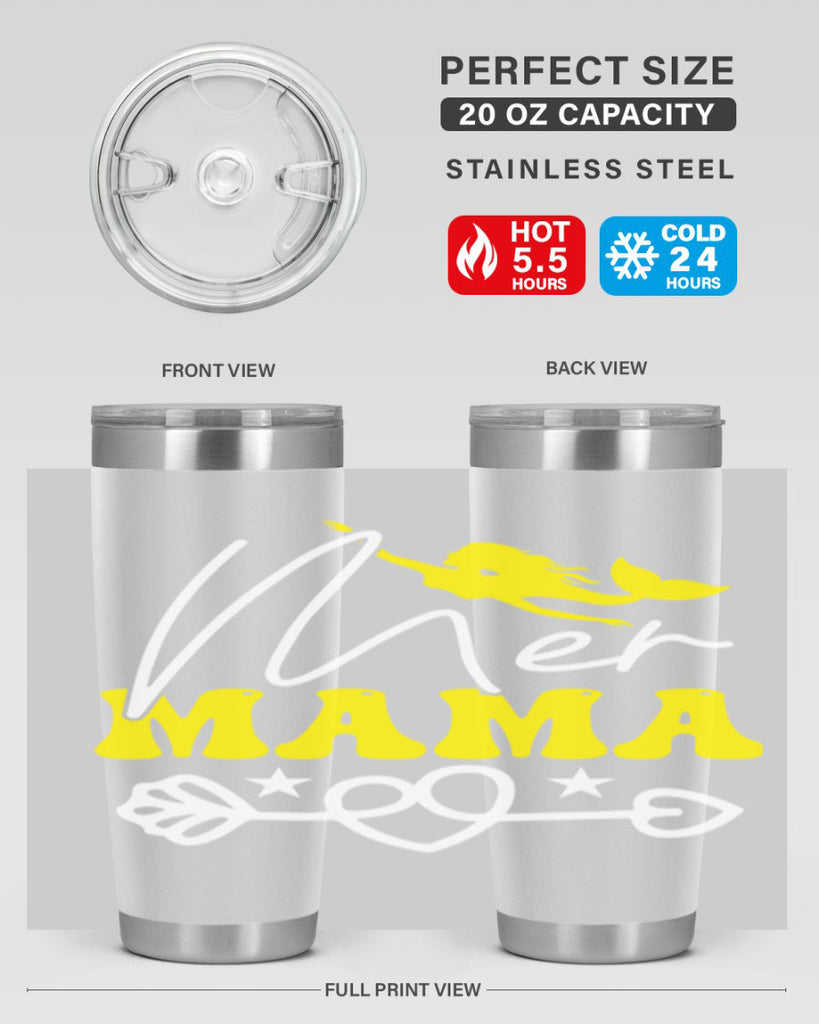 Mer Mama 332#- mermaid- Tumbler