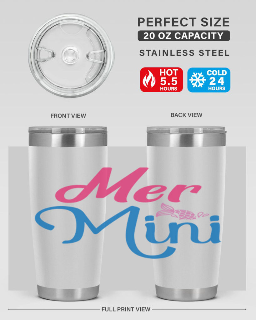 Mer Mini 340#- mermaid- Tumbler