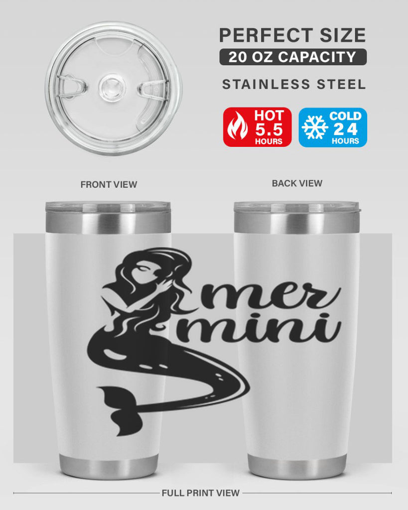 Mer mini 352#- mermaid- Tumbler