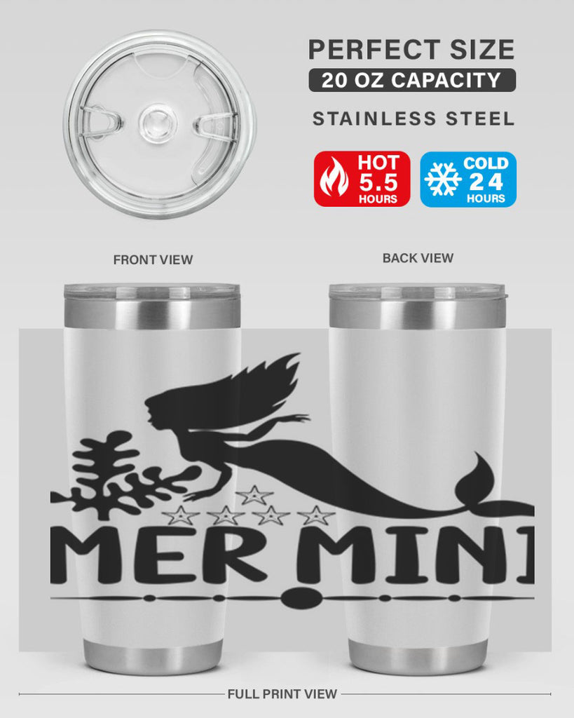 Mer mini 353#- mermaid- Tumbler