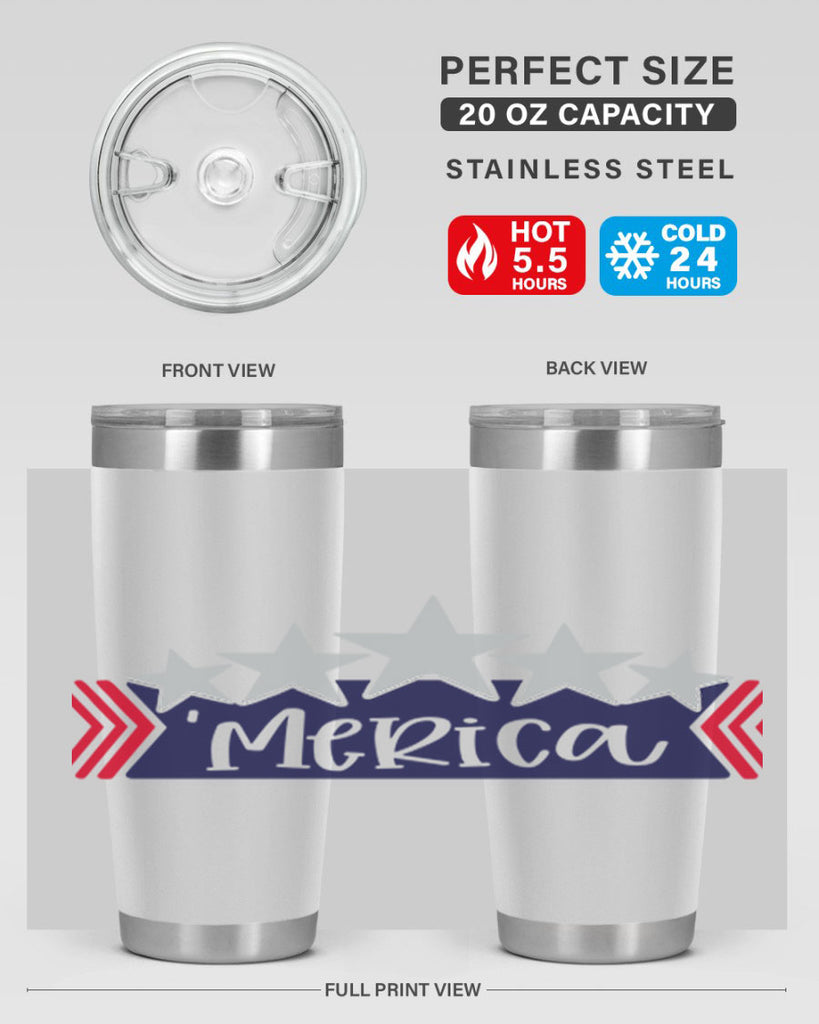 Merica Style 135#- Fourt Of July- Tumbler