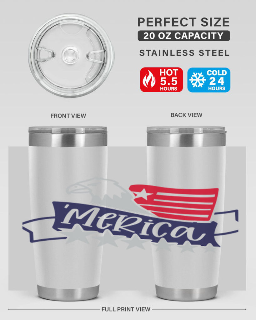 Merica Style 136#- Fourt Of July- Tumbler