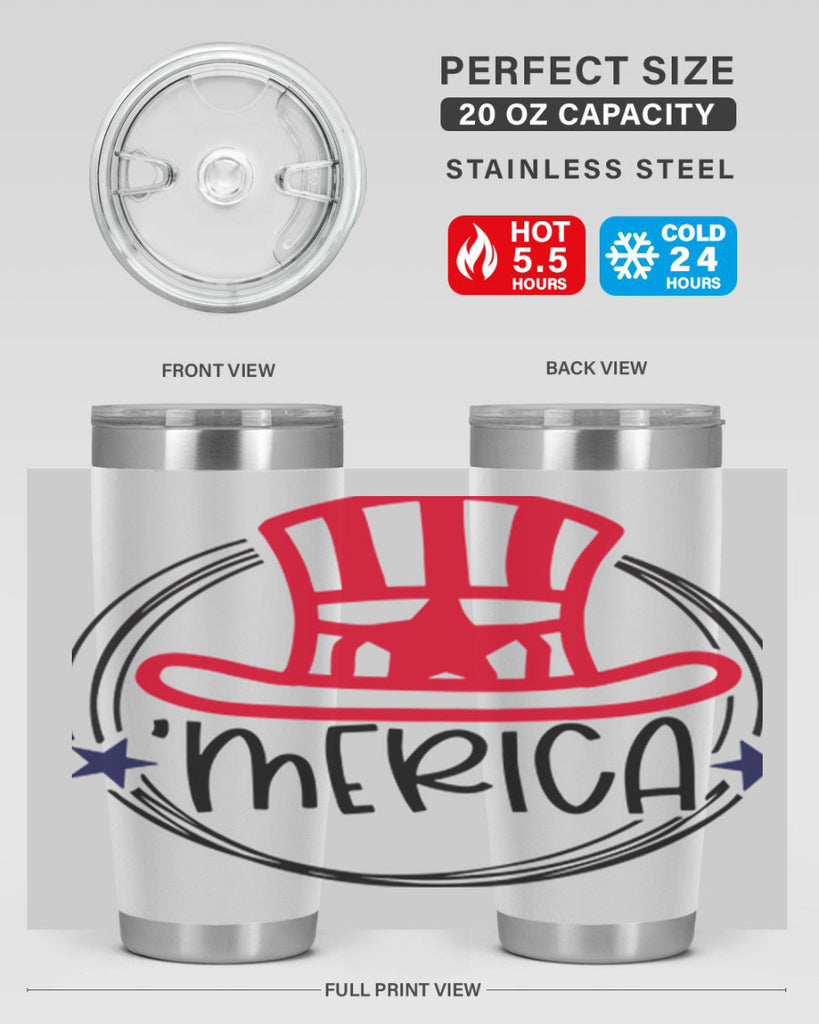 Merica Style 138#- Fourt Of July- Tumbler