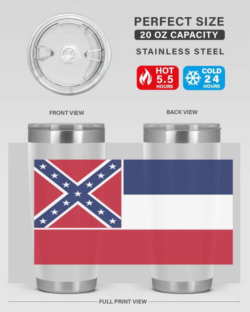 Mississippi 28#- Us Flags- Tumbler