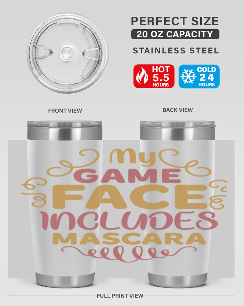 My Game Face Includes Mascara 127#- fashion- Cotton Tank