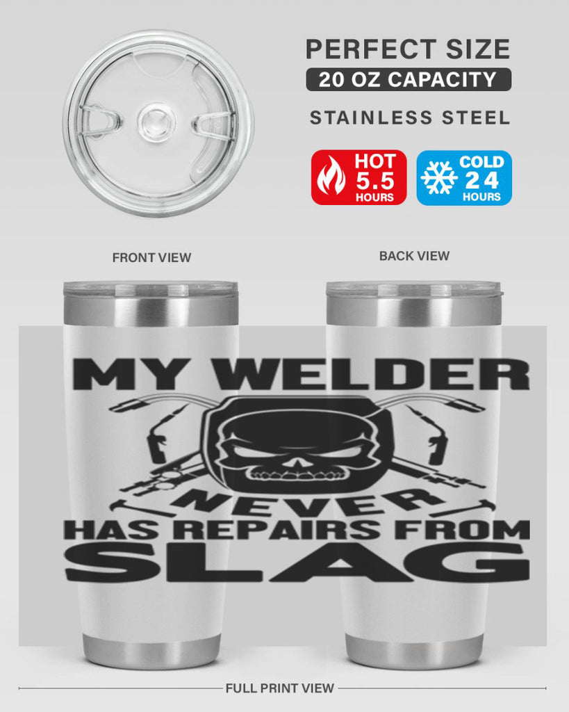 My welder never Style 7#- welder- tumbler