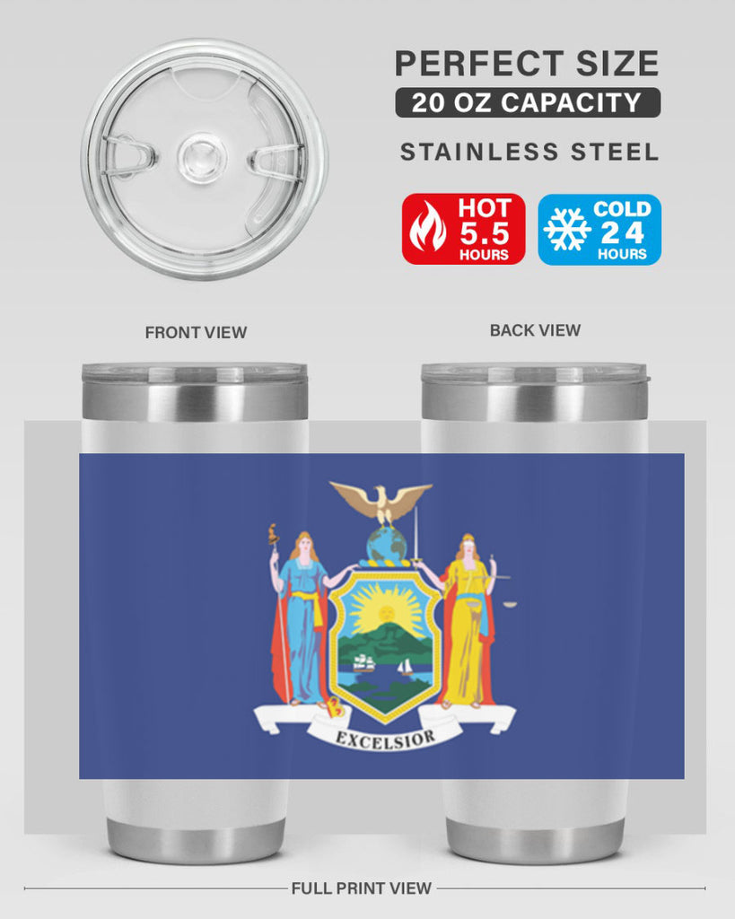 New York 20#- Us Flags- Tumbler