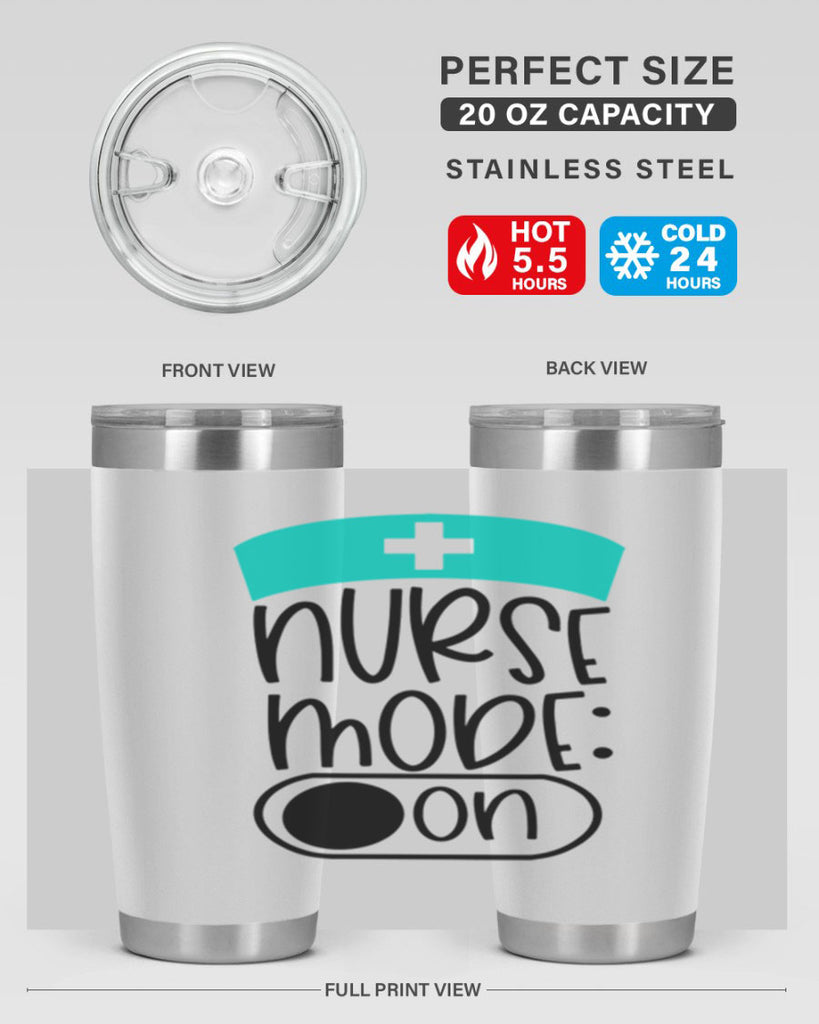 Nurse Mode On Style Style 103#- nurse- tumbler