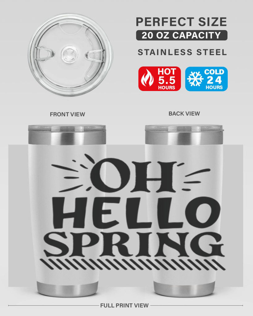 Oh hello spring 7#- spring- Tumbler