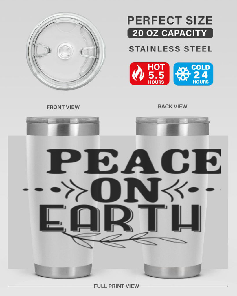 Peace on Earth 334#- winter- Tumbler