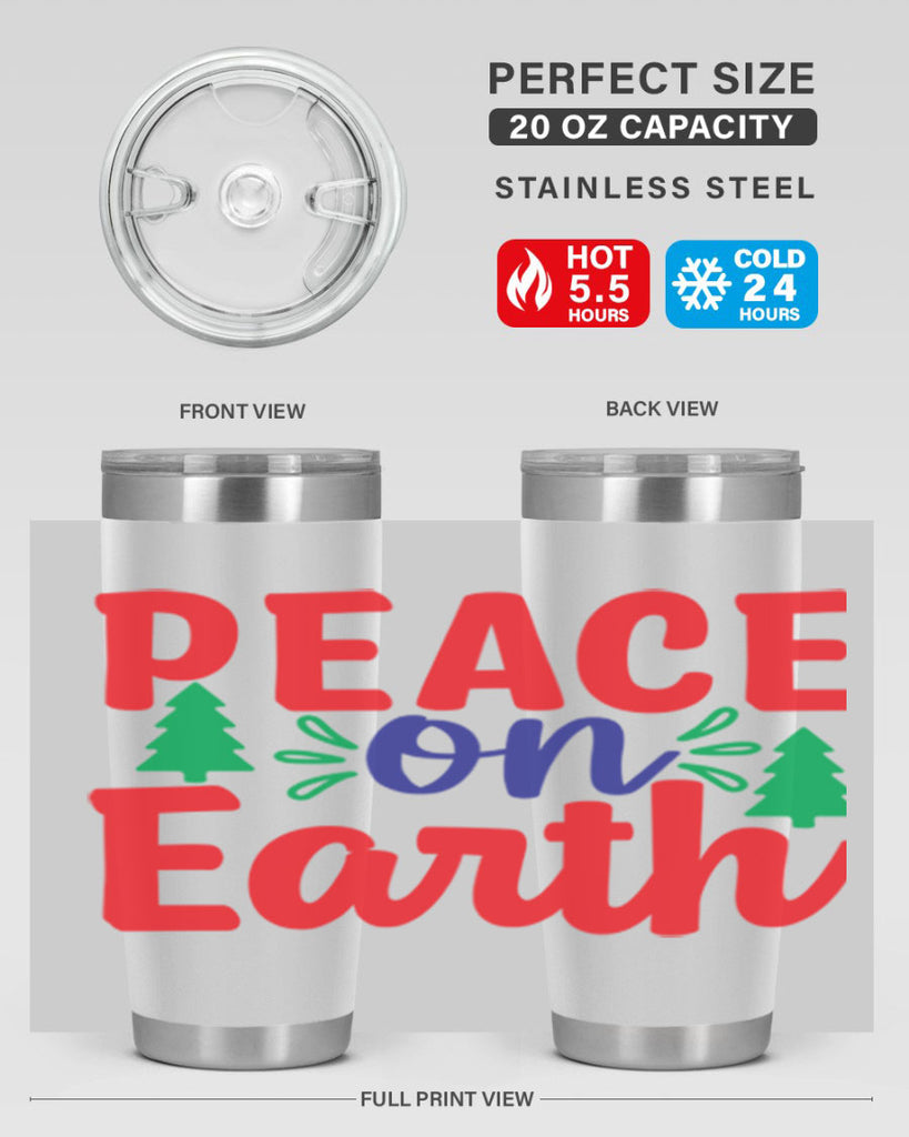 Peace on Earth 336#- winter- Tumbler