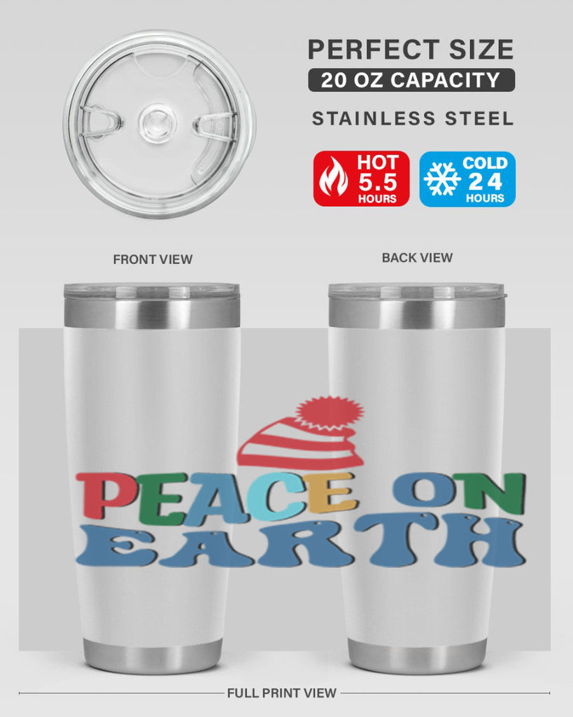 Peace on Earth 337#- winter- Tumbler