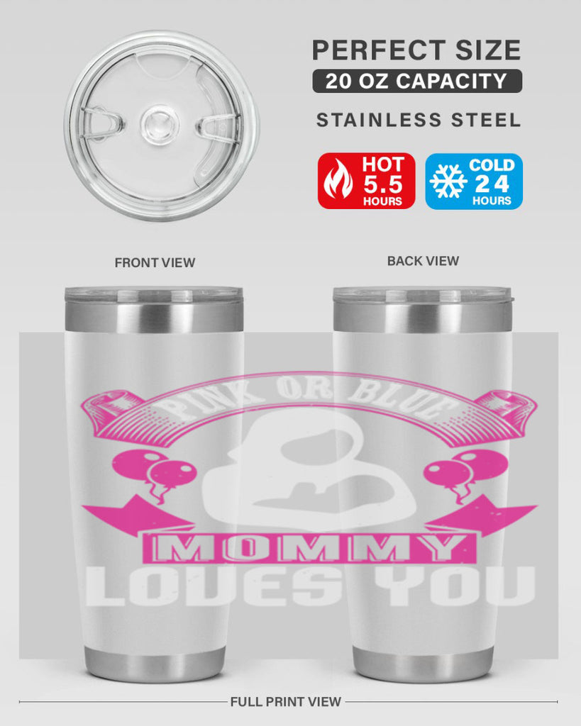 Pink or Blue Monny Loves You Style 178#- baby- tumbler