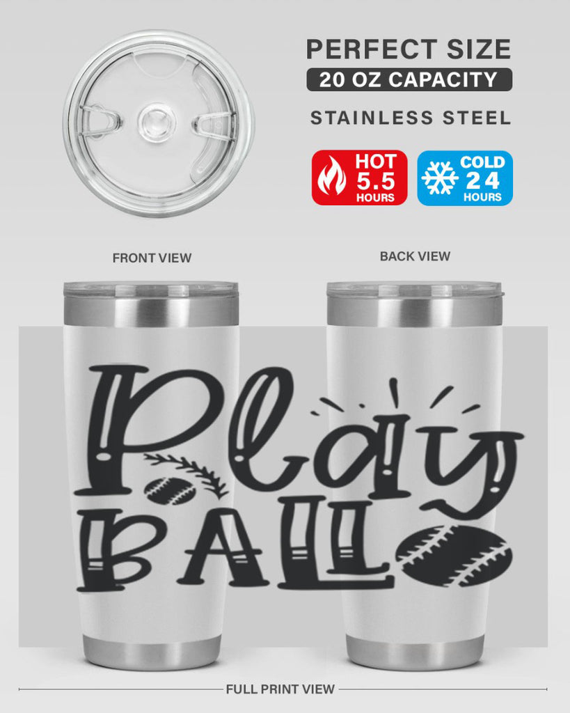 Play ball 2032#- baseball- Tumbler