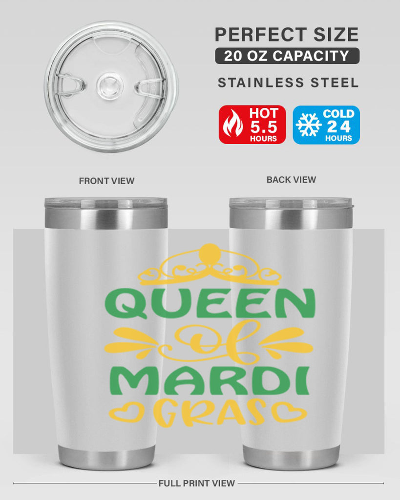 Queen Of Mardi Gras 134#- fashion- Cotton Tank