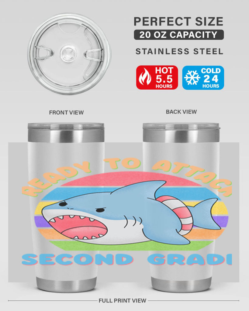 Ready to Attack 2nd Grade 19#- second grade- Tumbler