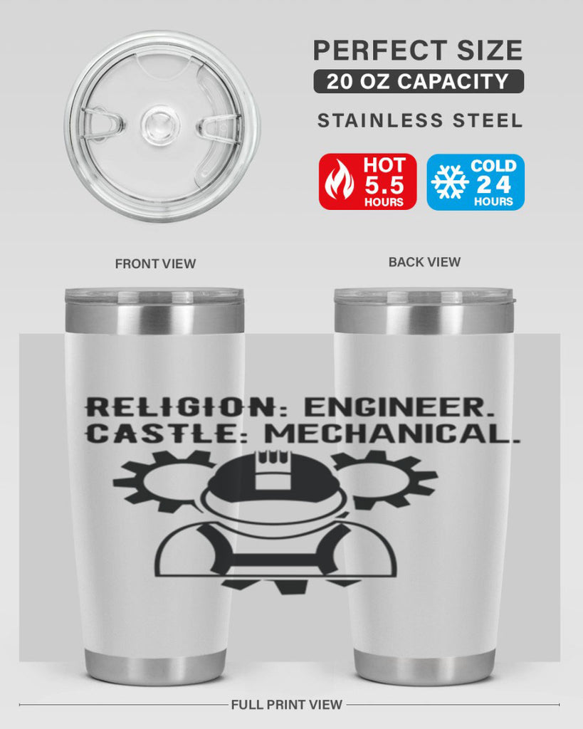 Religion Style 5#- engineer- tumbler