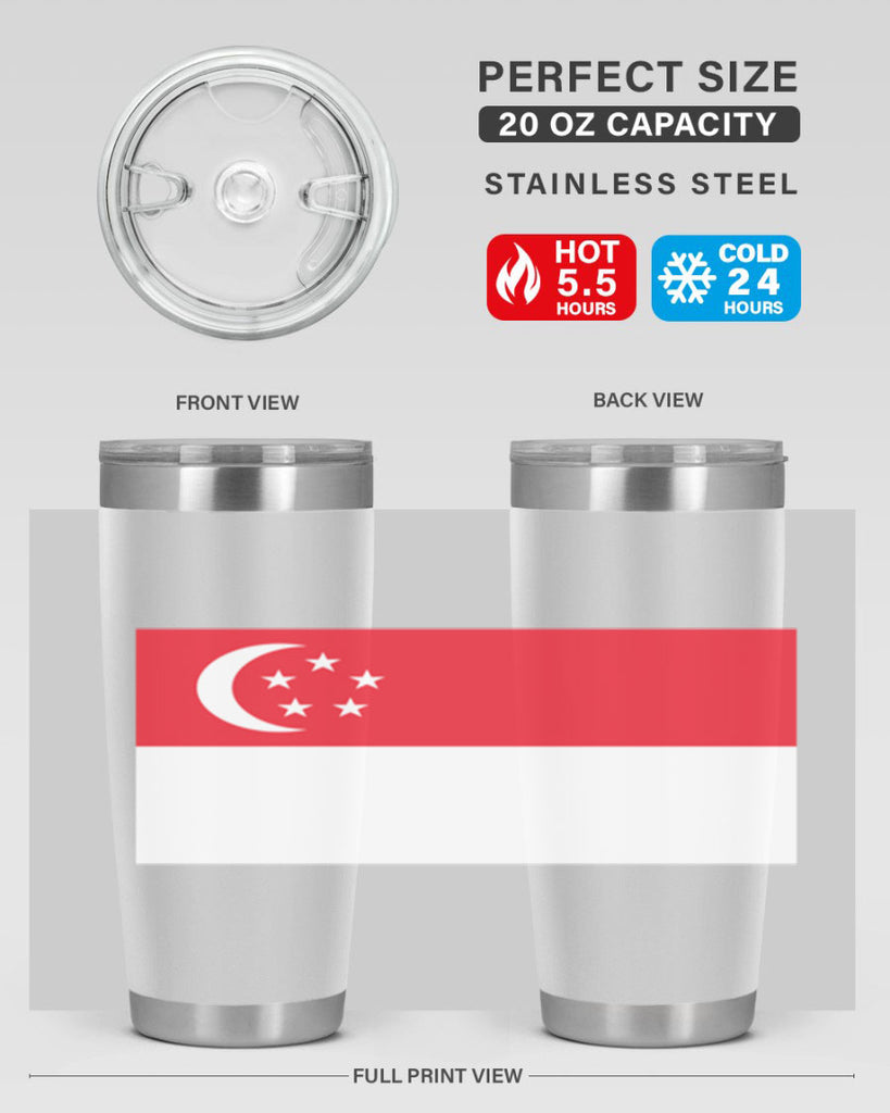 Singapore 41#- world flags- Tumbler