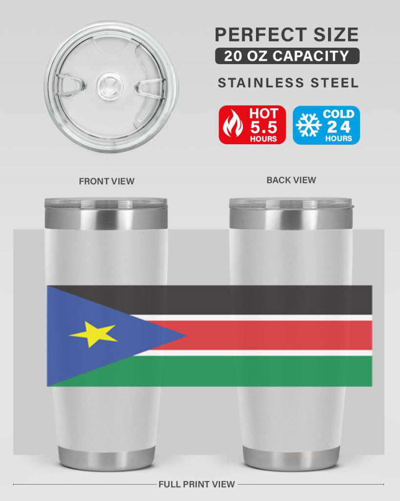 South Sudan 34#- world flags- Tumbler