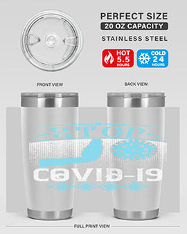 Stop covid Style 22#- corona virus- Tumbler