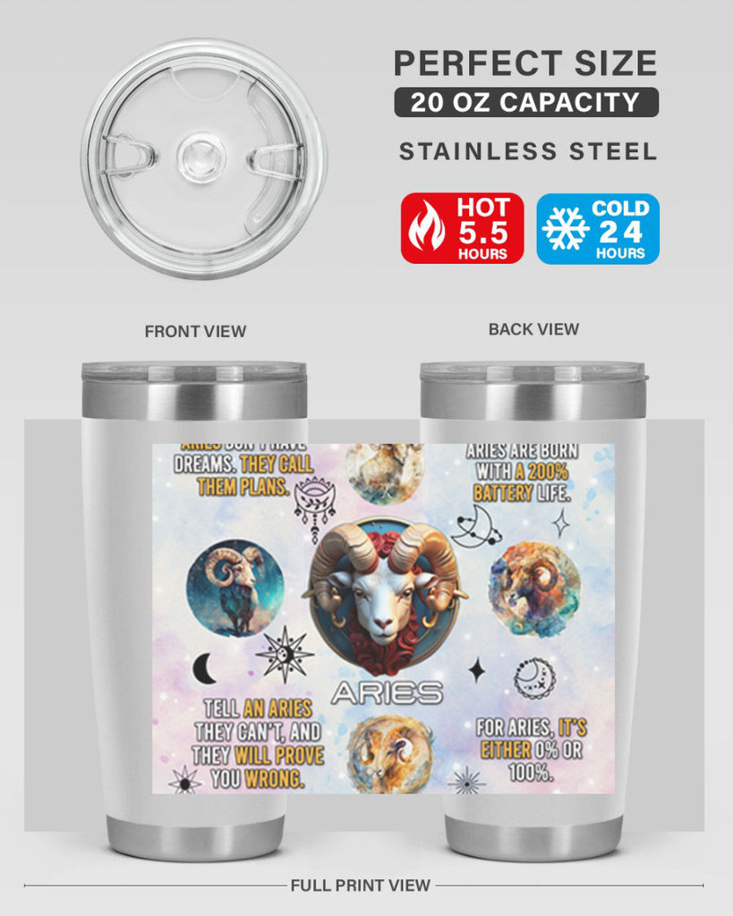 StraightAries 469#- zodiac- Tumbler