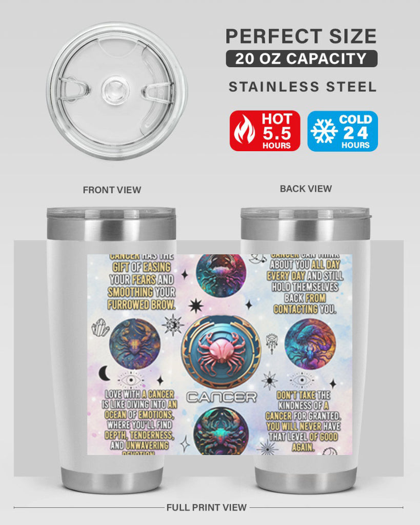 StraightCancer 470#- zodiac- Tumbler