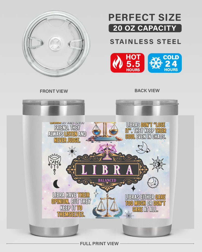 StraightLibra 474#- zodiac- Tumbler