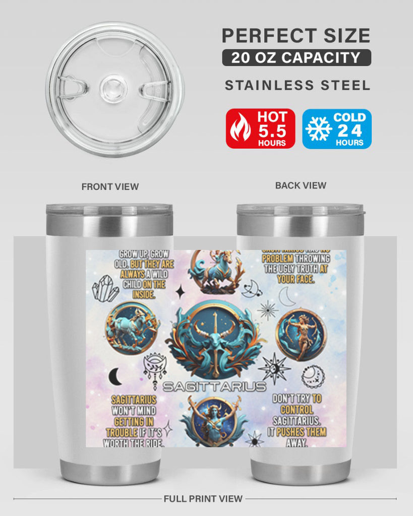StraightSaggitarius 476#- zodiac- Tumbler