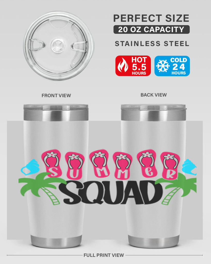 Summer Squad Style 22#- summer- Tumbler