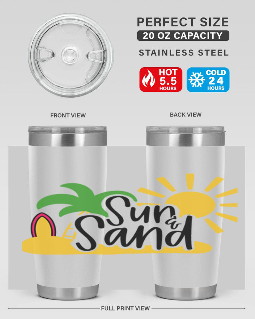 Sun Sand Style 17#- summer- Tumbler