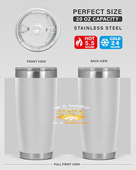 Sunflower Owl In A World A TurtleRabbit 18#- owl- Tumblers