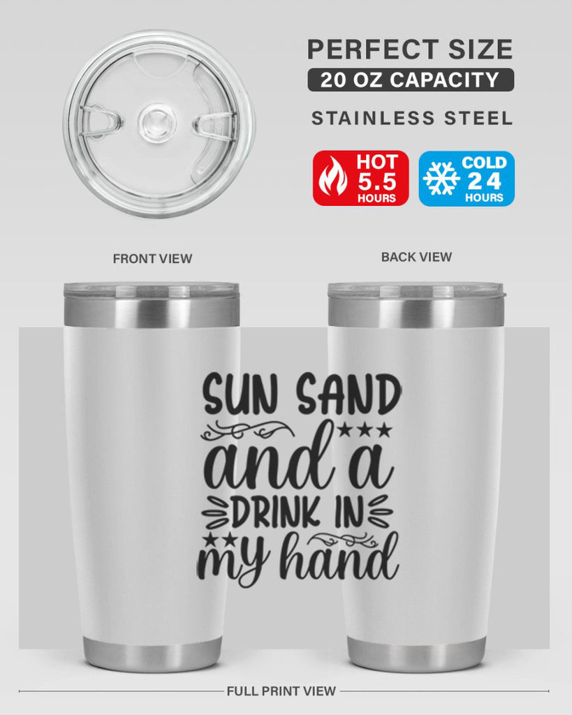 Sunsandandadrink 482#- zodiac- Tumbler