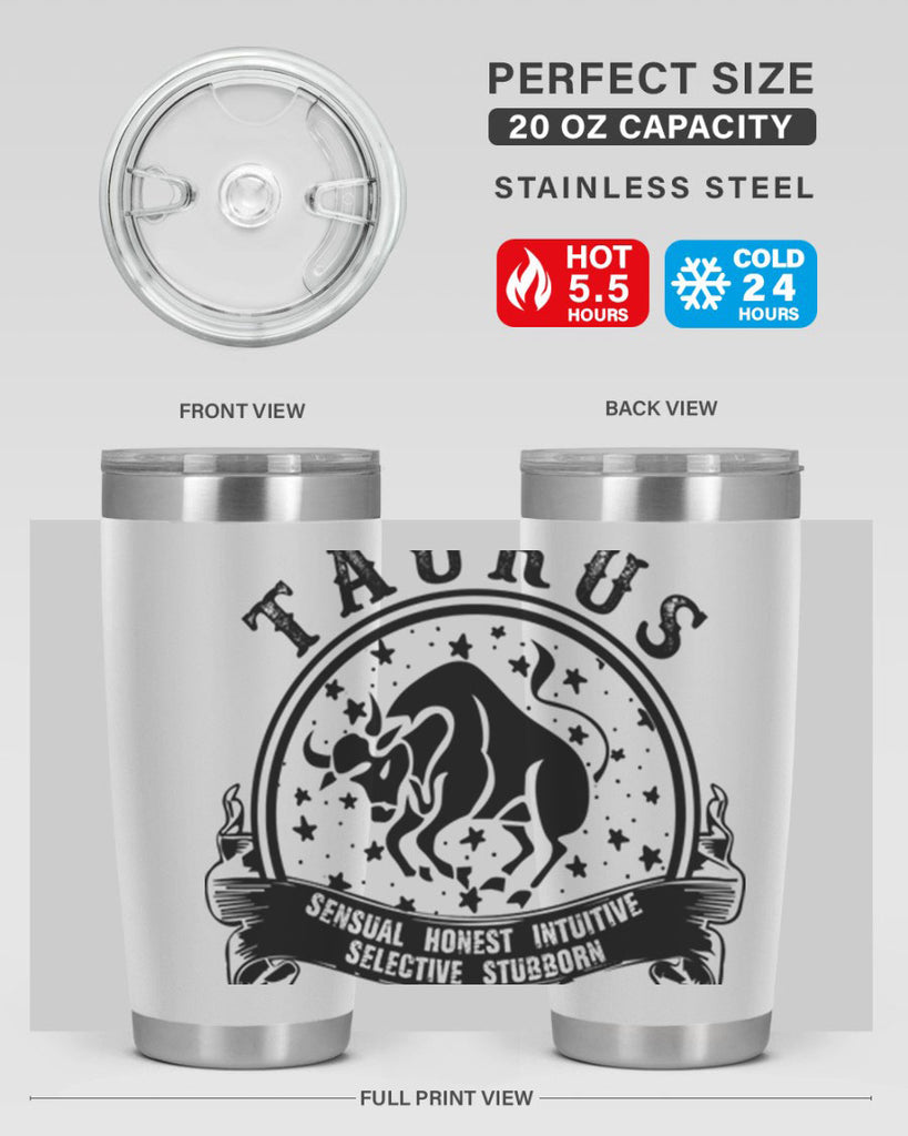 Taurus 5#- zodiac- Tumbler