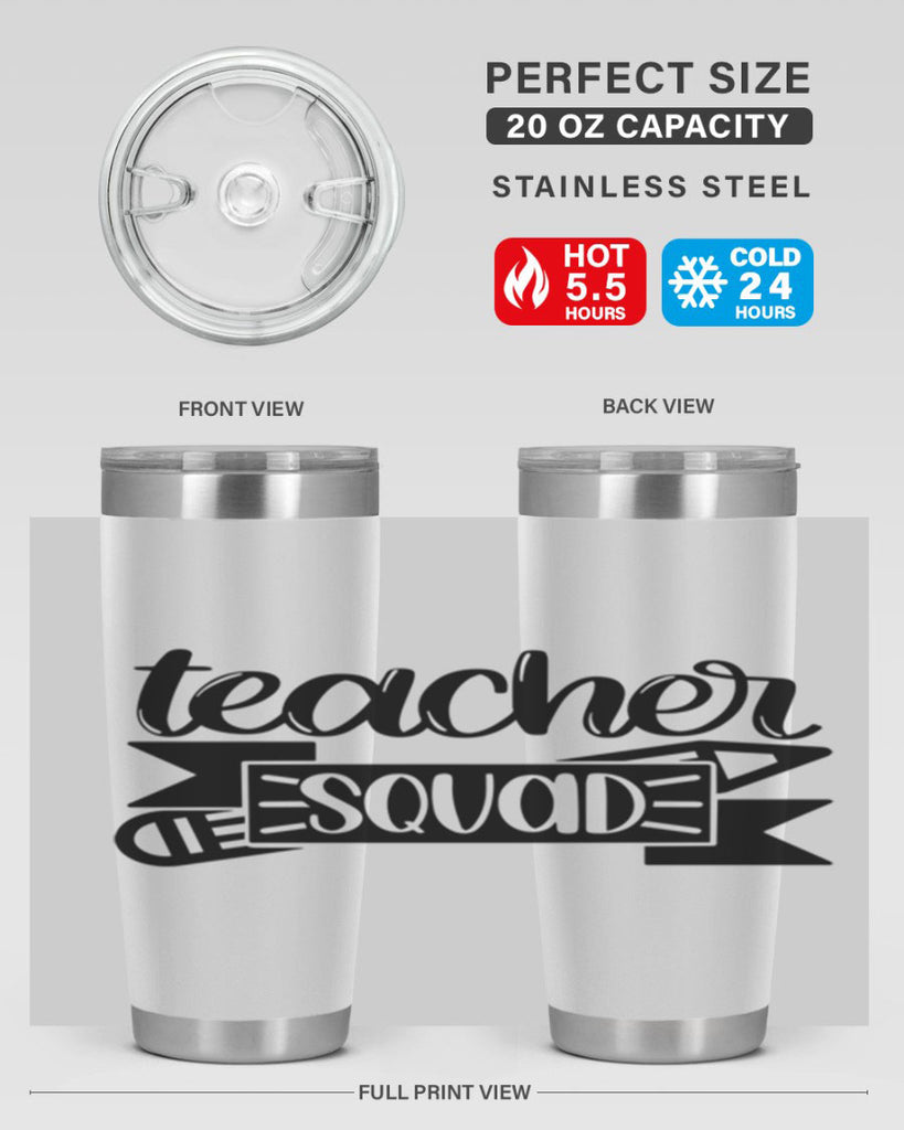 Teacher Squad Style 48#- teacher- tumbler