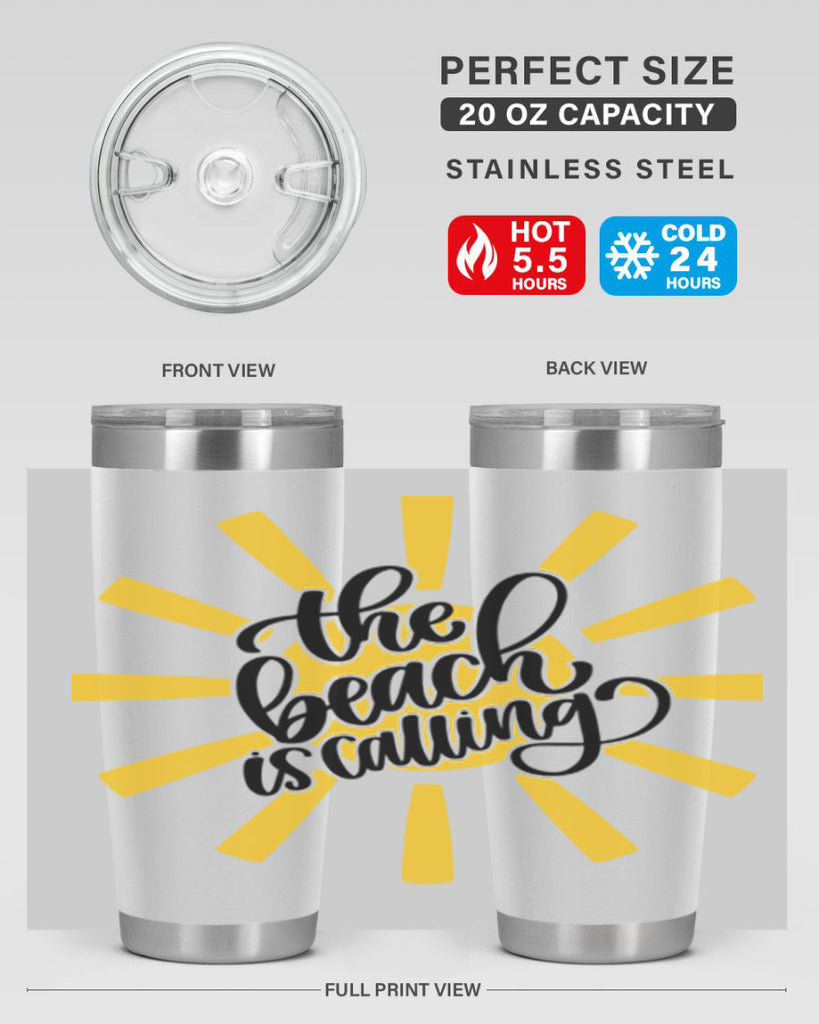 The Beachy Is Calling Style 10#- summer- Tumbler