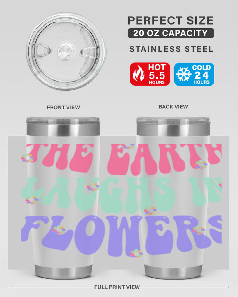 The earth laughs in flowers 532#- spring- Tumbler